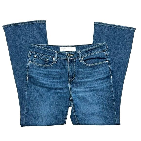 Levi Mid Rise Bootcut Jeans 10 Petite - Picture 3 of 9